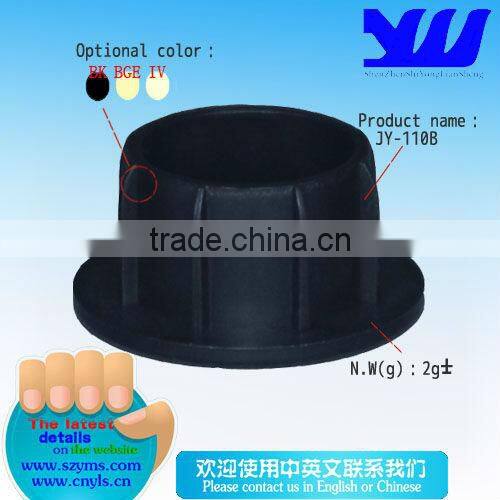 JY-110B|Black cover for lean pipe|Plastic pipe cap for production line