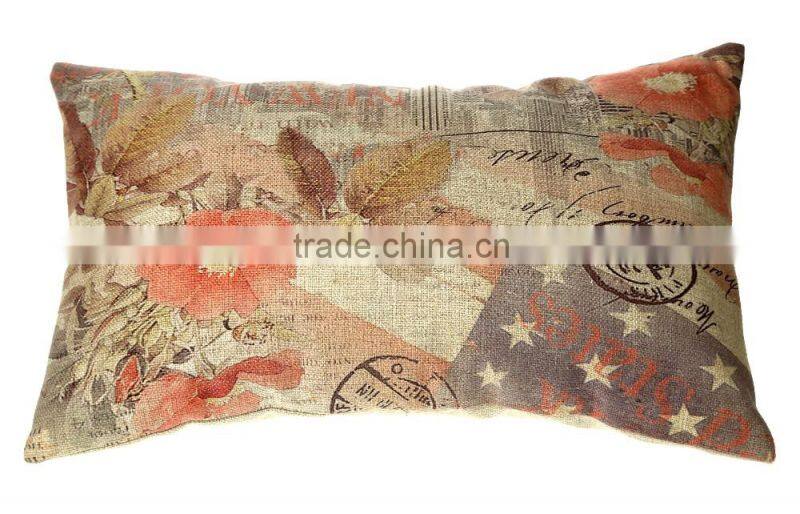 Custom Printed Pillow Case Accept 2016 New Products Decorative Pillow , Healthy Filled With Bamboo Charcoal Odor Eliminator