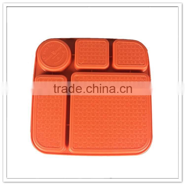 FDA/SGS/EU pass 100% melamine divided lunch tray