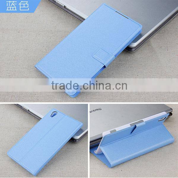 Elegant Design flexible fit PU case cover for sony xperia z3