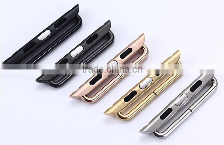 Genuine Seamless Metal Connector Clasp Watch band adapter Buckle For Apple Iwatch 38mm/42mm adapter