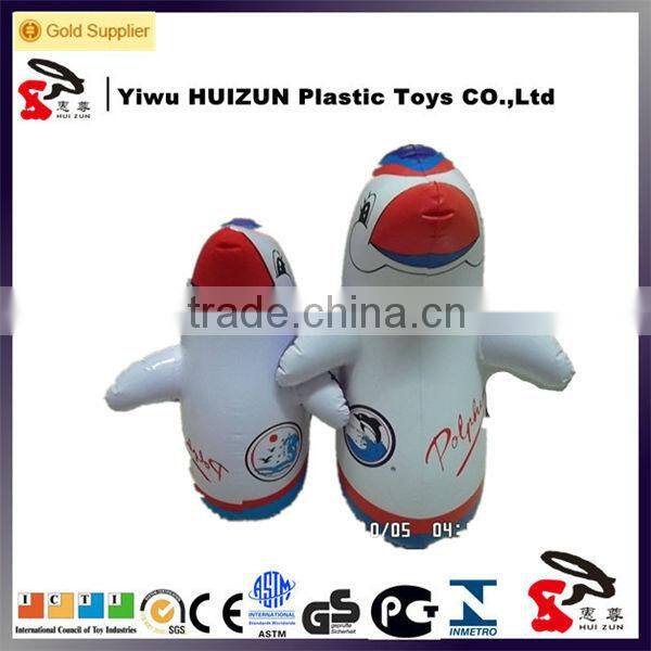 48cm inflatable penguin tumbler with new style;inflatable tumbler