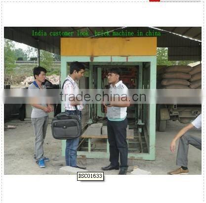 QT4-15 Vibration concrete block making machine,automatic hollow block machine