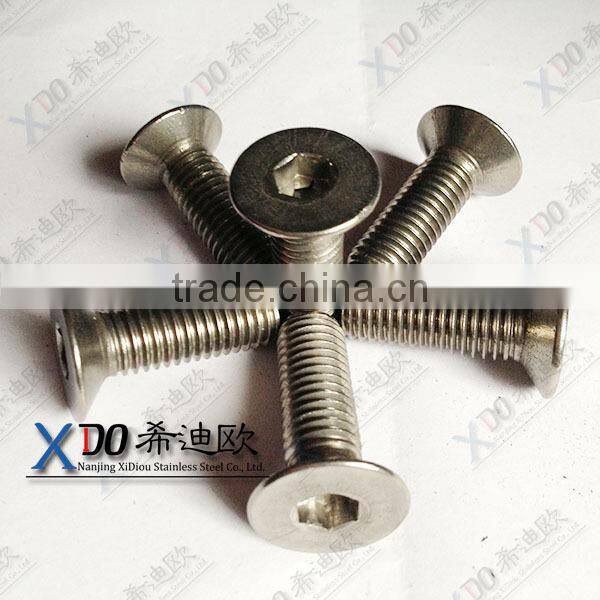 316L / 317L /321 /347 stainless steel hex socket countersunk head cap screws 724L/ 725LN