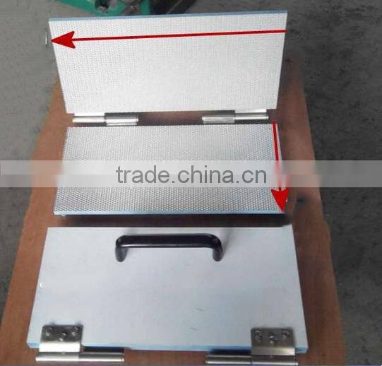 Notebook type 220*420mm size beeswax foundation embossing machine