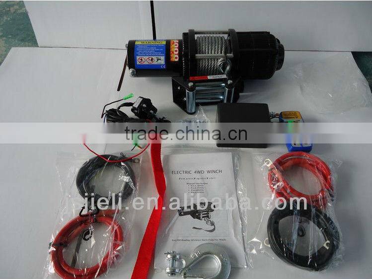 12V 4000LB ATV Electric Winch With Wireless Remote Control Kit