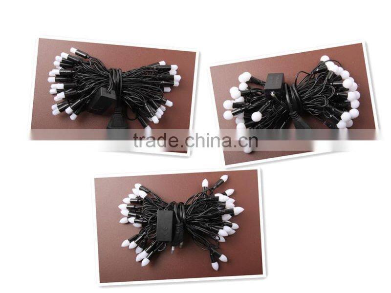 Christmas tree light with Chasing String 40 led and Cute Twinkle peach shape