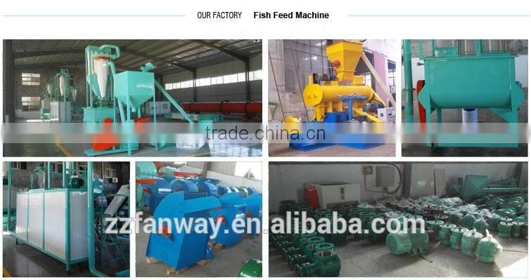 mixer and crusher in Floating fish feed line