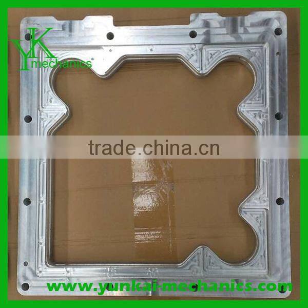 Aluminum hydraulic spare parts by cnc vertical machining center