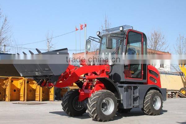 ZL910 1 Ton mini wheel loader for sale with hydraulic transmission and electric joystick