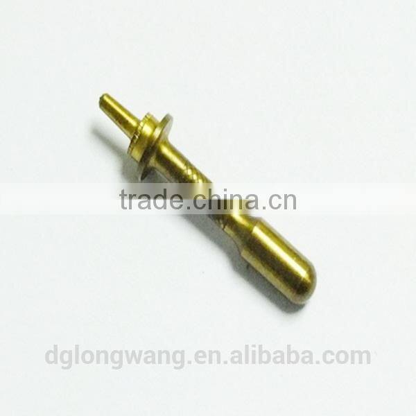Guangdong cheap CNC machining for nickelplate ODM brass contact pin