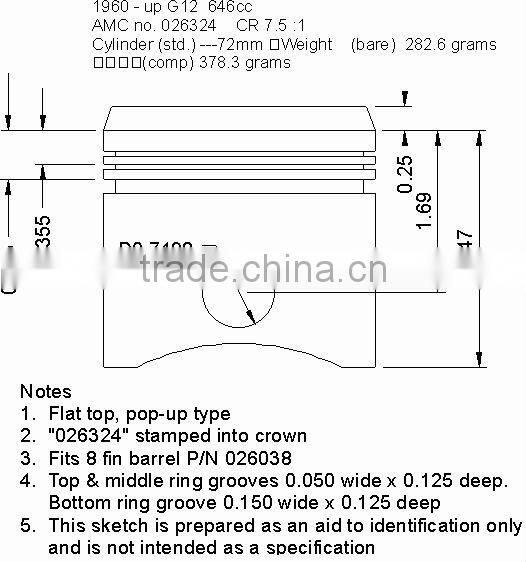engine piston for LandRover,Land Rover piston parts, piston liner kits, engine parts