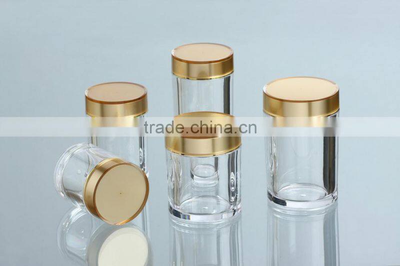 70g 110g 130g 150g professional design round shap skin care plastic acrylic cute cosmetic jars plastic