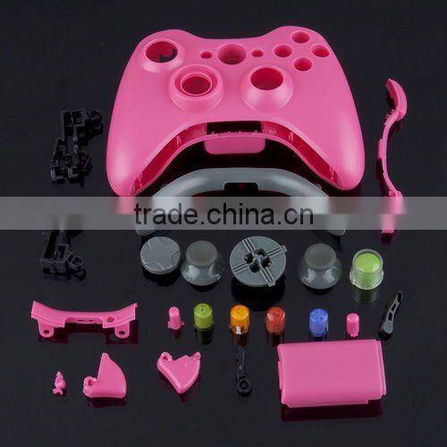 Red Full Housing Shell Case for XBOX 360 Wireless Controller Joypad
