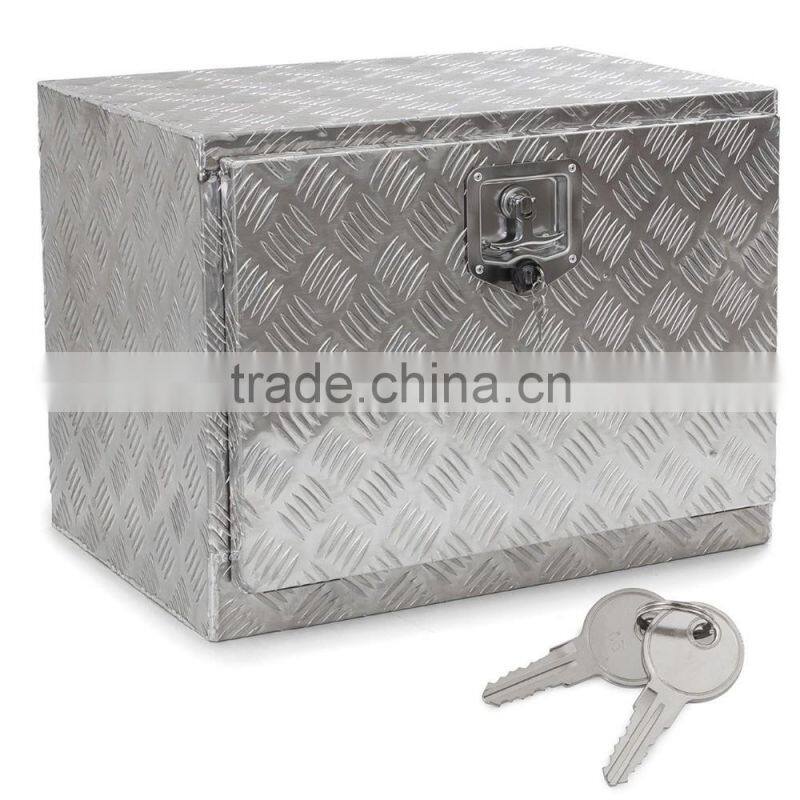 36" aluminum pickup truck trunk bed tool box underbody trailer storage+lock
