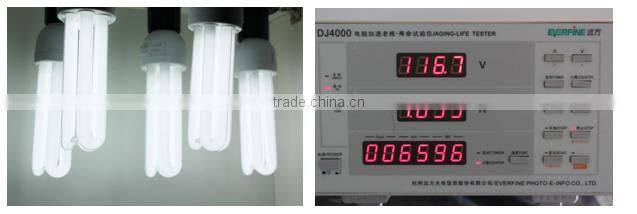 Brasil Luz 45W 127V 220V 6400K T5 E27 PF>0.92 4U.tube CFL energy saving lamp with Procel Inmetro standard