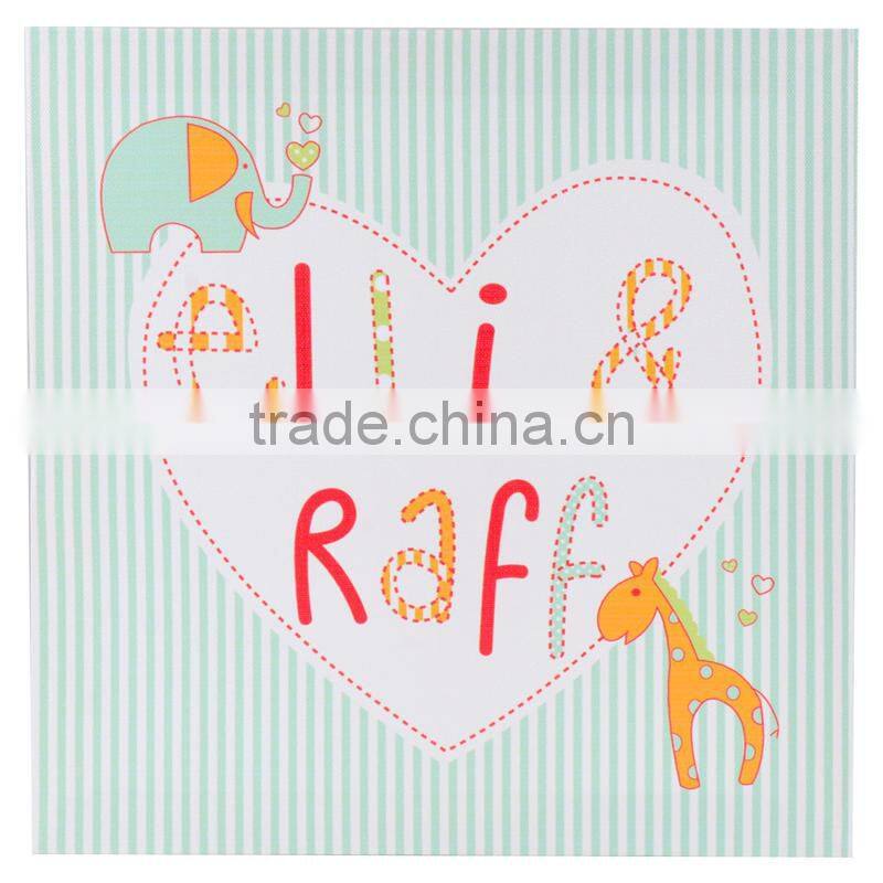 Single Printed Canvas Panel Picture Wall Nursery Art