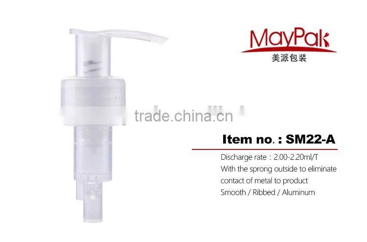 plastic soap and lotion dispenser with twist lock