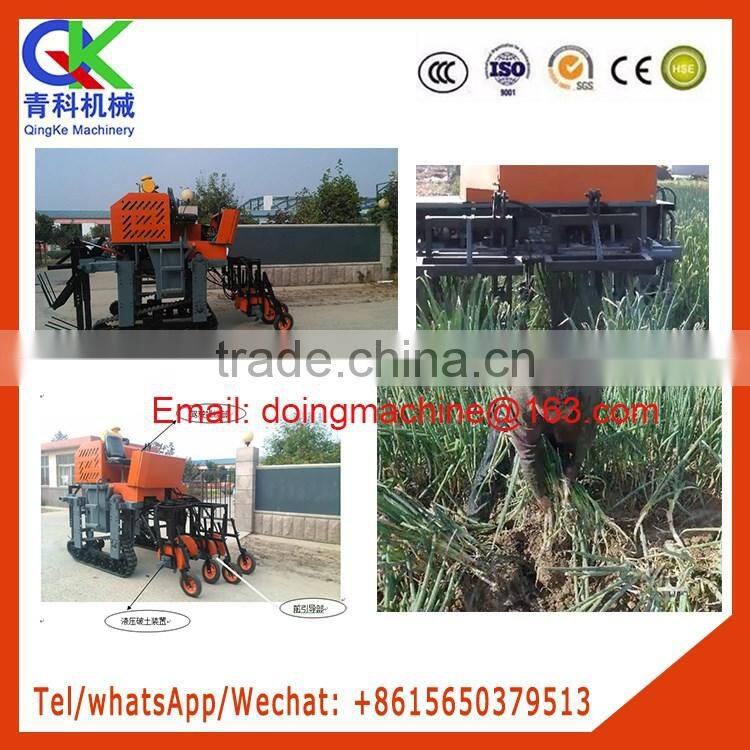 track Crawler mounted shallot combine harvesting equipment