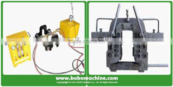 Portable type gas pressure rail welding machine