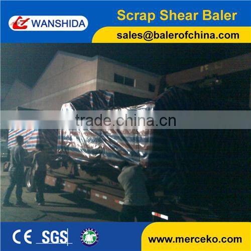 New arrival automatic waste car baling press and cut scrap car baler shear (CE)
