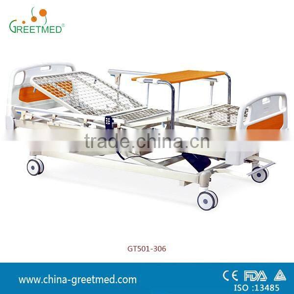 good price 2/3/5/7 functions electric hospital bed with CE/FDA approved