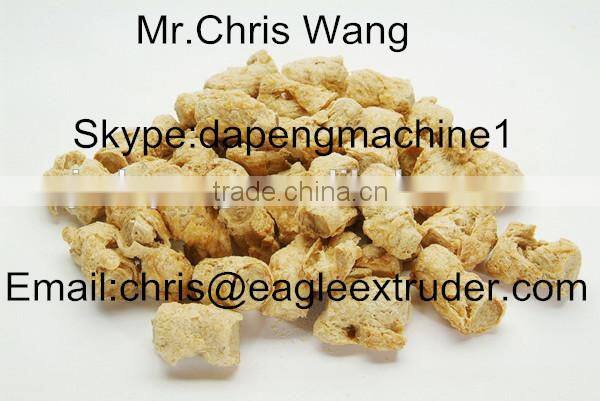 Texturized soya nuggets/chunks/mince meat machines