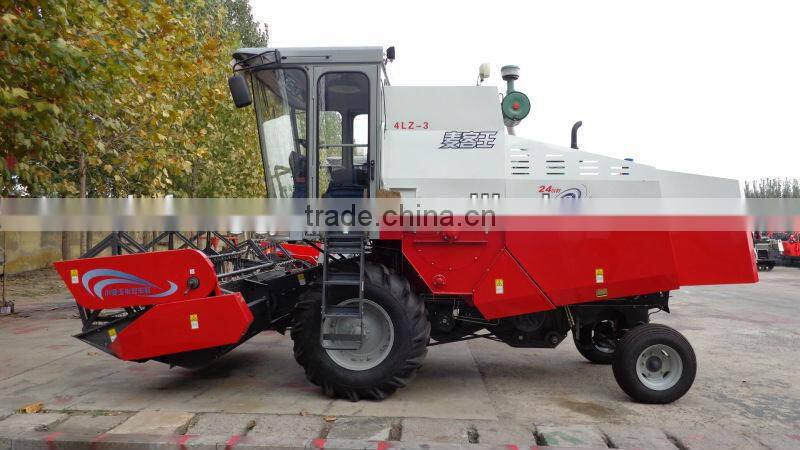 combine harvester for wheat and barley