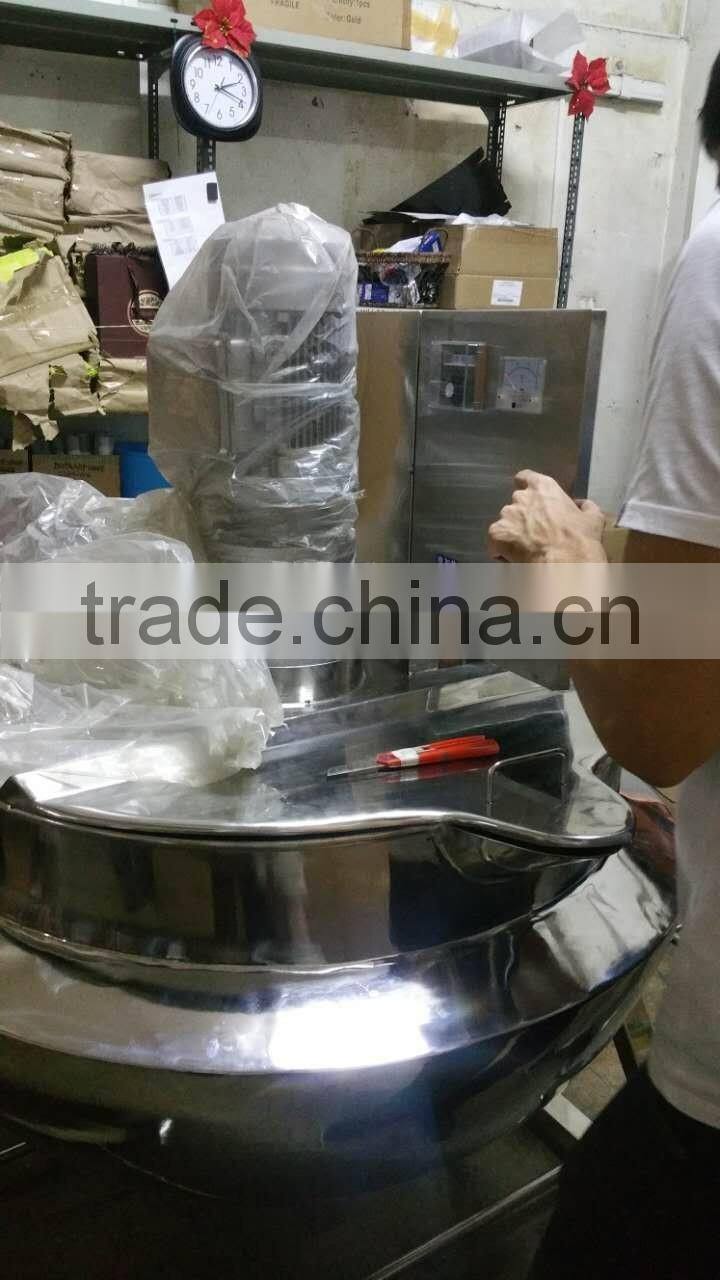 SUS304 500Liter Double Jacketed kettle