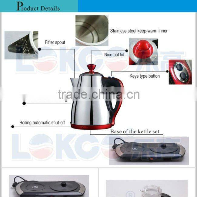 Home appliance stainless steel kettle set