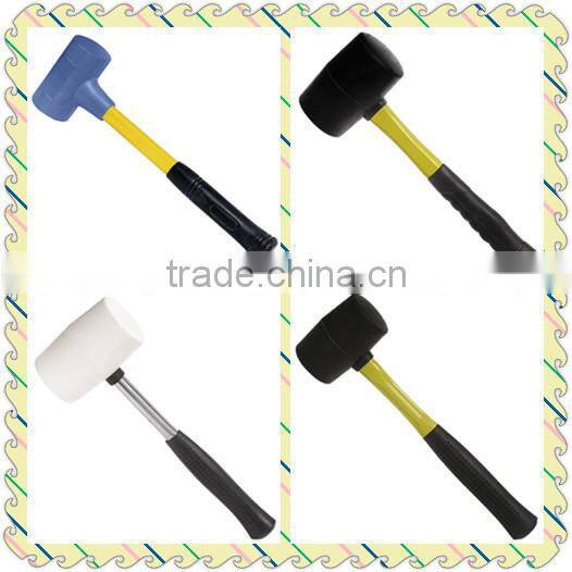 China factory sale black antislip install hammer inelastic sander rubber hammer mallet dead blow
