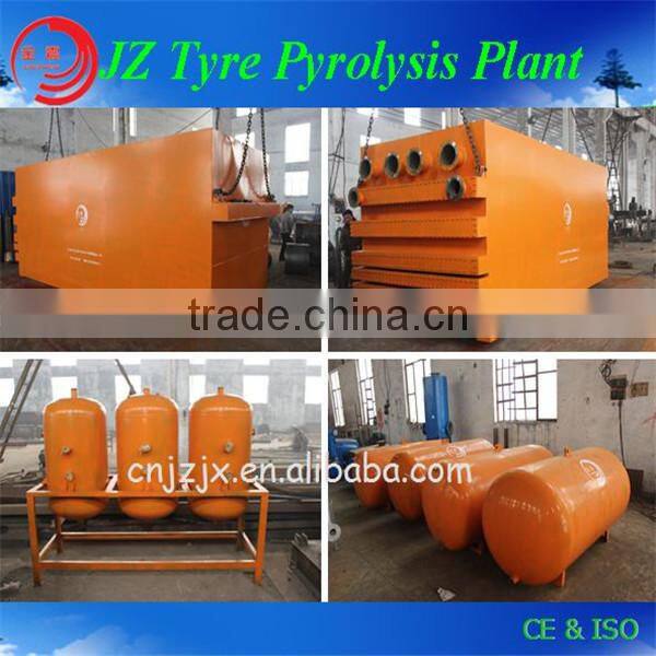 Used Tire Pyrolysis Machinery To Oil Refining from Tyre Waste/mazut refining