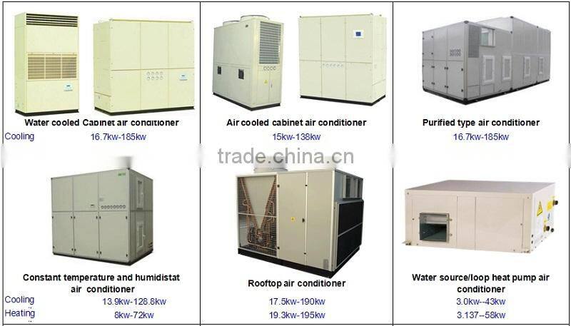 Energy Saving 8T Water Cooled Thermostatic and Humidistat AC