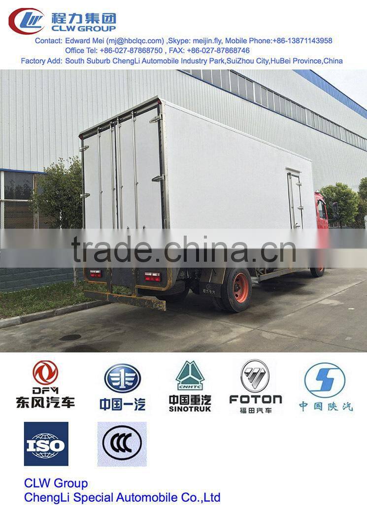 JAC cooling van truck 10 ton, frozen sea food refrigerated truck