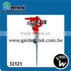 One-Way Metal Watering Spikes With 1/2" Plastic Sprinkler