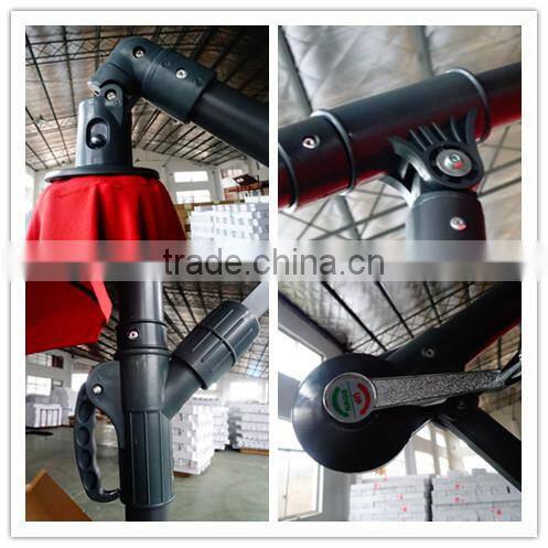 outdoor banana umbrella patio cantilever parasol sun garden hanging parasol 3.5m