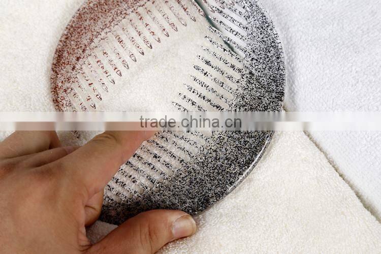 Morden Moon Design Plastic Hair Comb With Crystals Point Hair Brushes