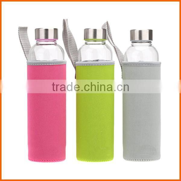 Popular top quality soft drink glass bottle