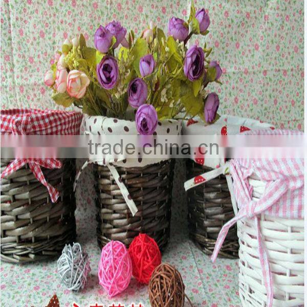 High Quality wicker flower girl basket