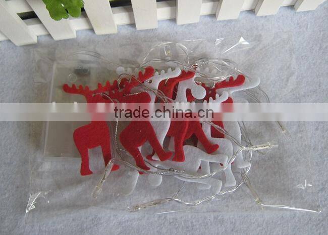 Wholesale outdoor decoration lights Christmas LED felt icicle light