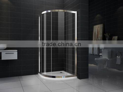 Simple complete glass shower enclosure