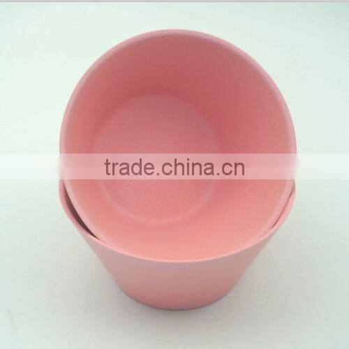 GREEN Eco friendly unbreakable reusable bamboo fiber take away bowl/salad bowl