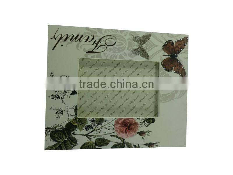 Beautiful resin butterfly pattern photo frame