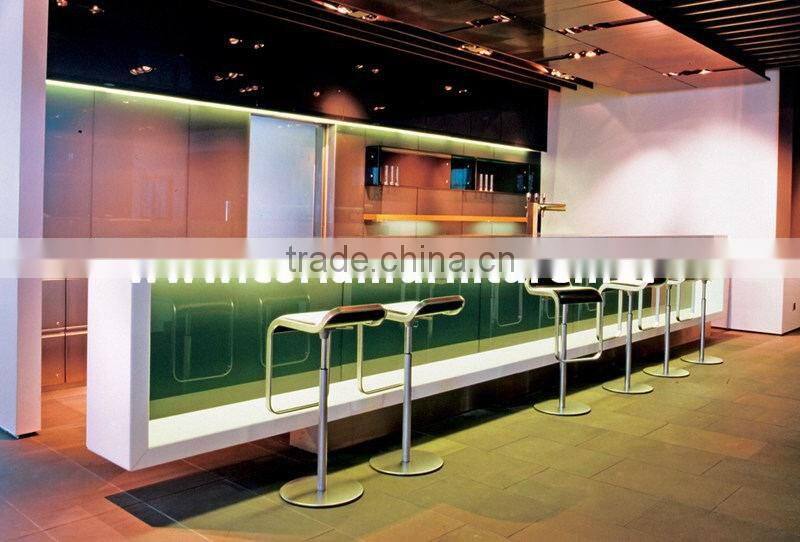 Solid surface material coffee kiosk coffee counter