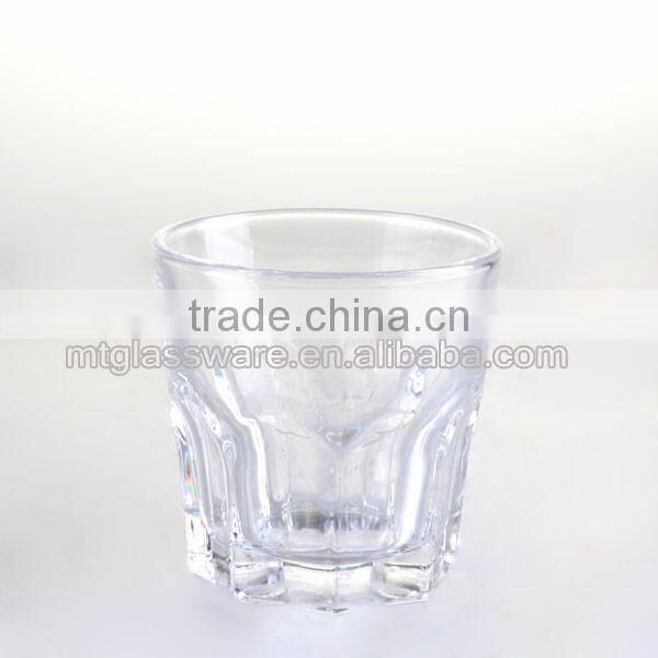 Machine Press Drinking Glass Embossed Whiskey Glass