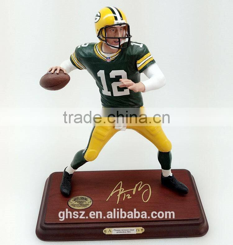 Custom Action removable football toy statue top 10 best Soccer players