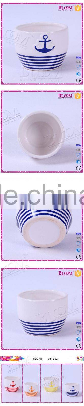 garden desktop decoration for small ceramic flower pot