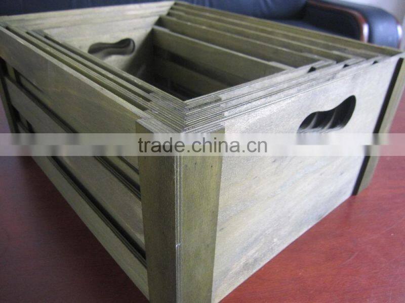custom high quality hot sale wooden box for sundries