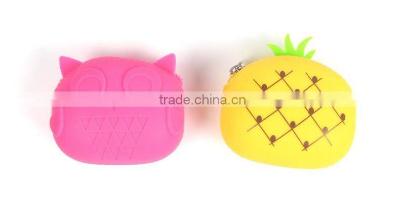 Cute Women Silicone Jelly Wallet Change Bag Key Pouch Coin Purse