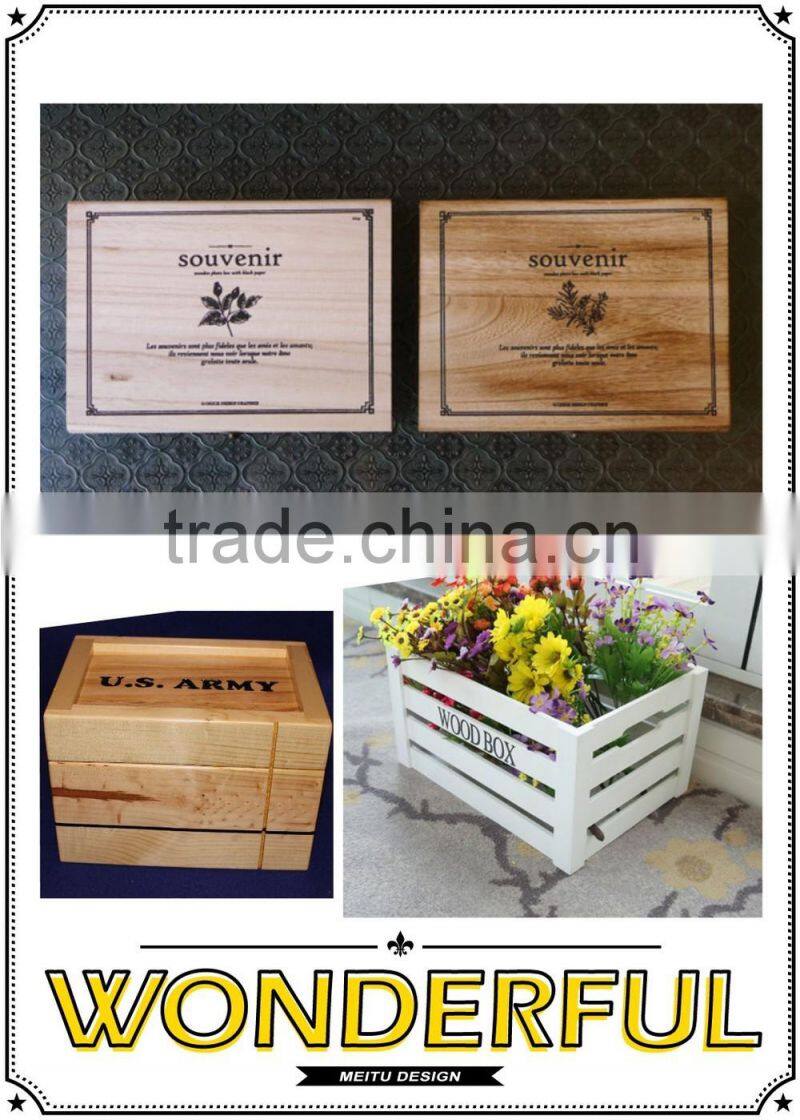 Hot sale natural wood chep box